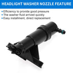 Headlight Washer Nozzle Set of 2 for BMW 525i 550i 535xi (No. 61677038416)