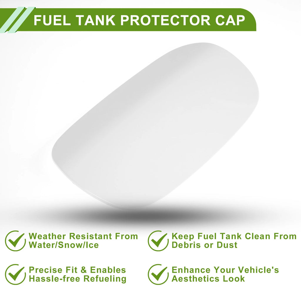 Fuel Tank Door Cap for Mercedes-Benz C350e (2016–2018) Fuel Filler Flap Cover White