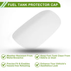 Fuel Tank Door Cap for Mercedes-Benz C350e (2016–2018) Fuel Filler Flap Cover White