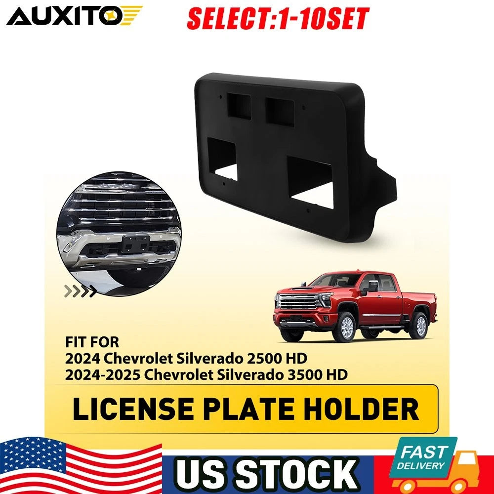 Front License Plate Bracket for Silverado 2500 HD 3500 HD (2024–2025) OE 85650573
