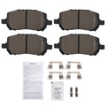 Front Ceramic Brake Pads Kit for Pontiac Pursuit (2005–2006) / Saturn Ion (2003–2007)