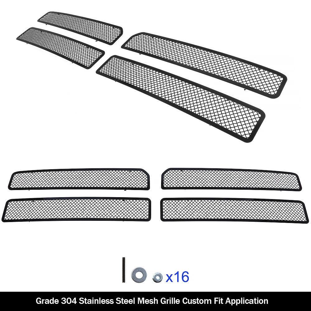 Stainless Black Mesh Grille Insert for Dodge Ram (1994-2001)