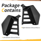 Set of 2 Radiator Shrouds Tank Guards for Honda ATC250R (1985–1986)