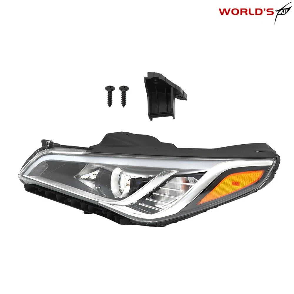 Chrome Halogen Headlights for Hyundai Sonata (2015–2017)