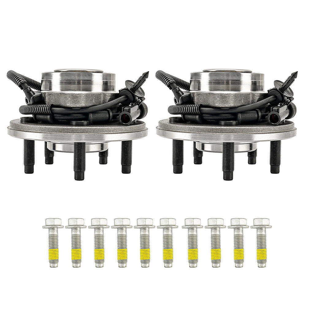 2x Front Wheel Hub Bearing Assembly for Ford Explorer Mountaineer (2011–2017)