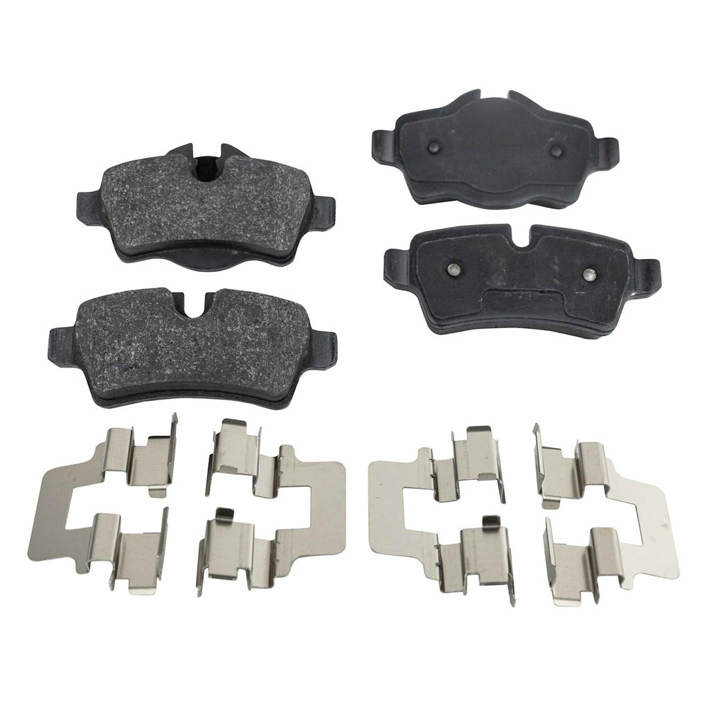 Set of 4 NAO Brake Pads for Mini Cooper (2013)