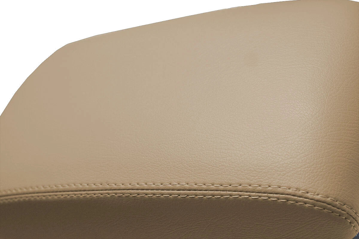 Leather Console Lid Pull Over Cover for Subaru Tribeca (2006–2014) Beige