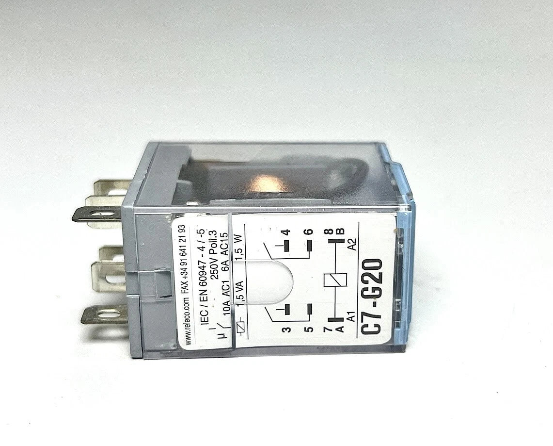 10X Power Relay C7-G20 for Comat Releco (DC24V, 10A)