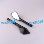 CNC Black Pair Rearview Side Mirrors for Honda CBR 600F (2011) & CBR 600RR (2009)