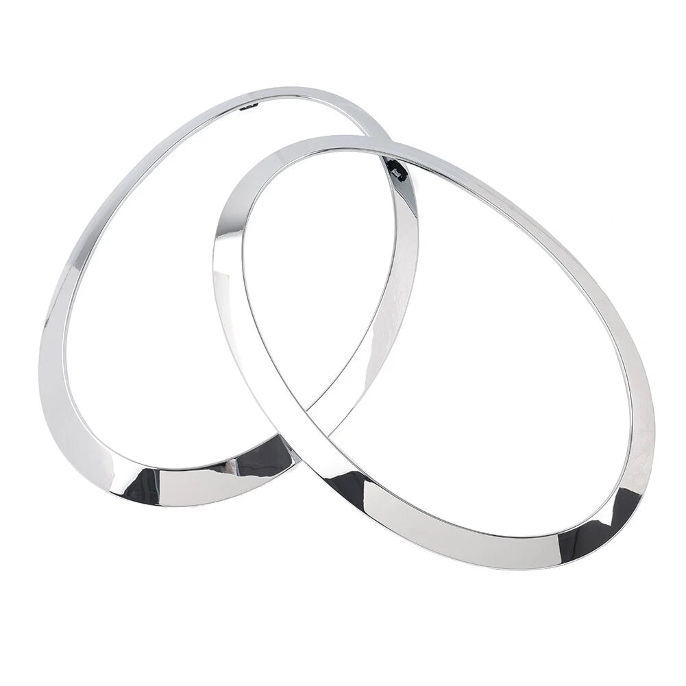 Headlight Bezel Ring Trim Cover for BMW Mini Cooper F55 F56 F57 (2014–2023)