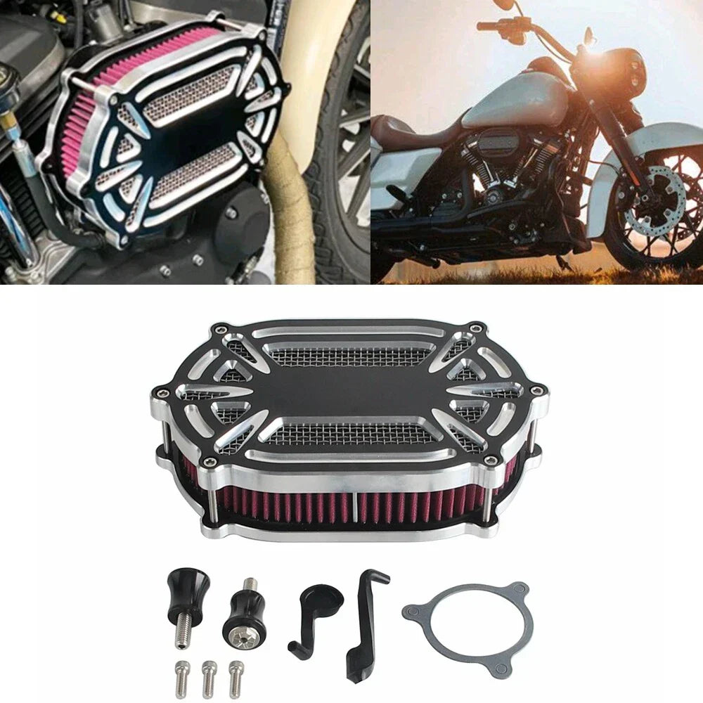 Air Cleaner Intake Filter Kit for Harley Touring FLTR (2017-2023) Softail (2018-UP)