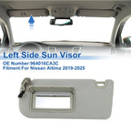 Left Side Sun Visor for Nissan Altima (2019–2025) Replaces 964016CA3C Grey