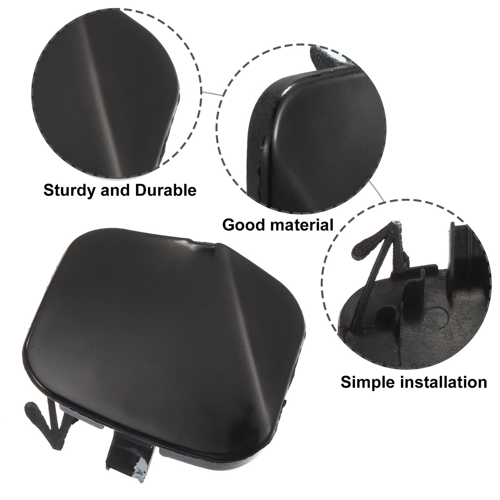 Tow Hook Cover Cap for Nissan Altima (2013–2018) Black