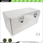 Aluminum Storage Tool Box 36"x17"x18" for Truck Garage Home Office