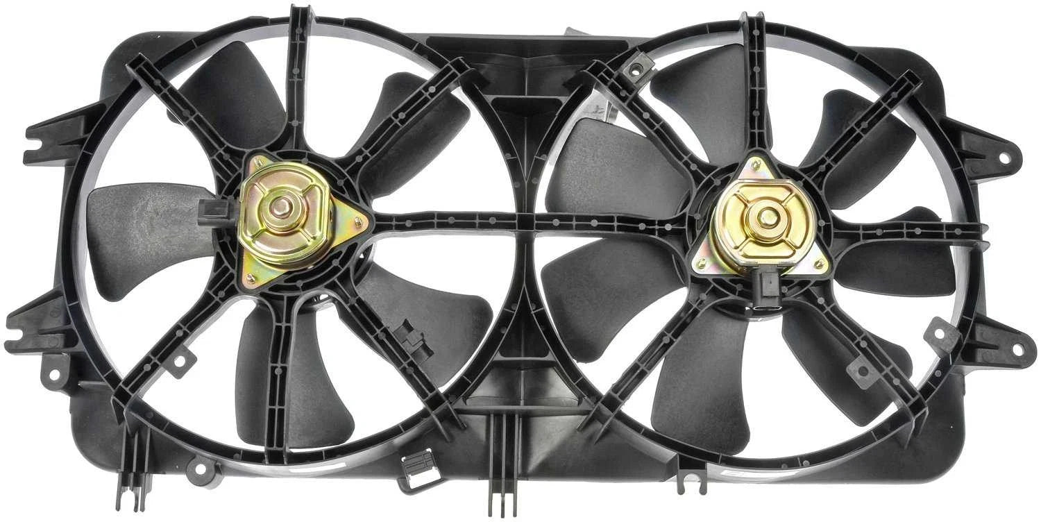 Dual Radiator and Condenser Fan Assembly for Mazda 626 (1998–2002)