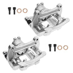 Pair Rear Brake Calipers with Brackets for Chevy Blazer Traverse GMC Acadia