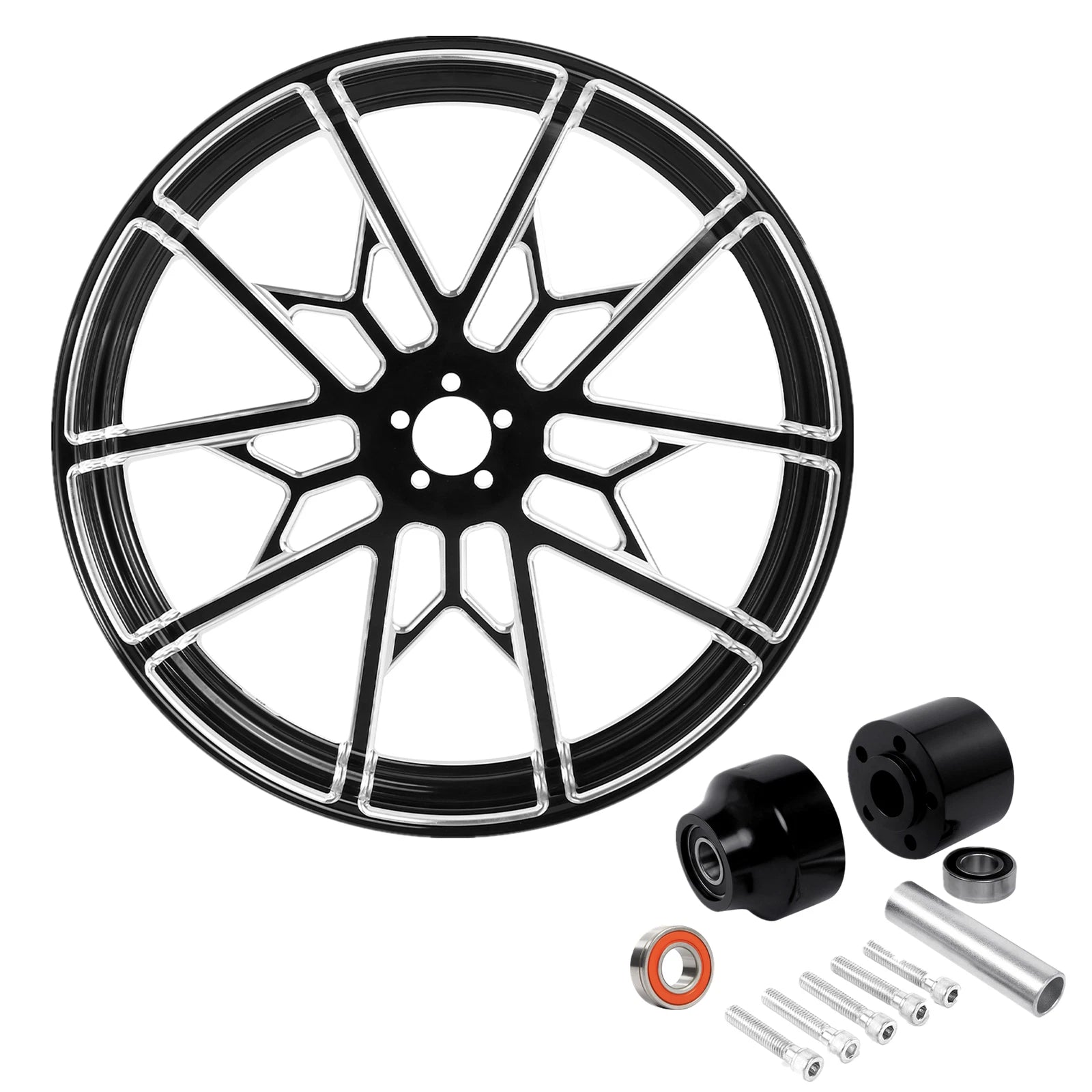 21" Front Wheel Rim & Single Disc Hub for Harley Electra Glide (2008–2025)