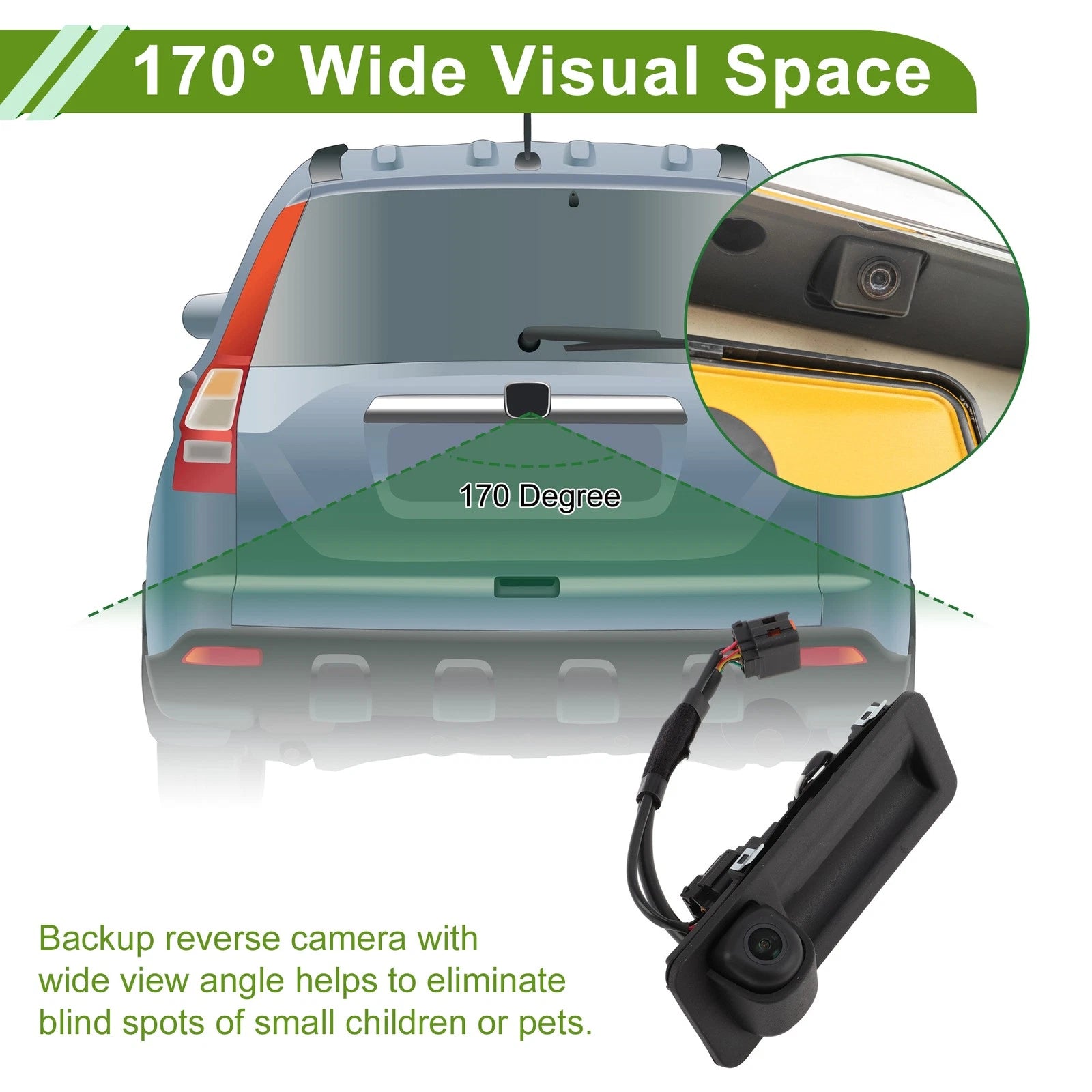 Rear View Backup Camera for Hyundai Elantra (2016–2018) No. 95760F0300