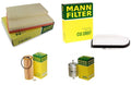 Mann Oil Air Cabin Fuel Filter Kit for Benz W202 C220 C230 C280 C36 AMG (1994–2000)