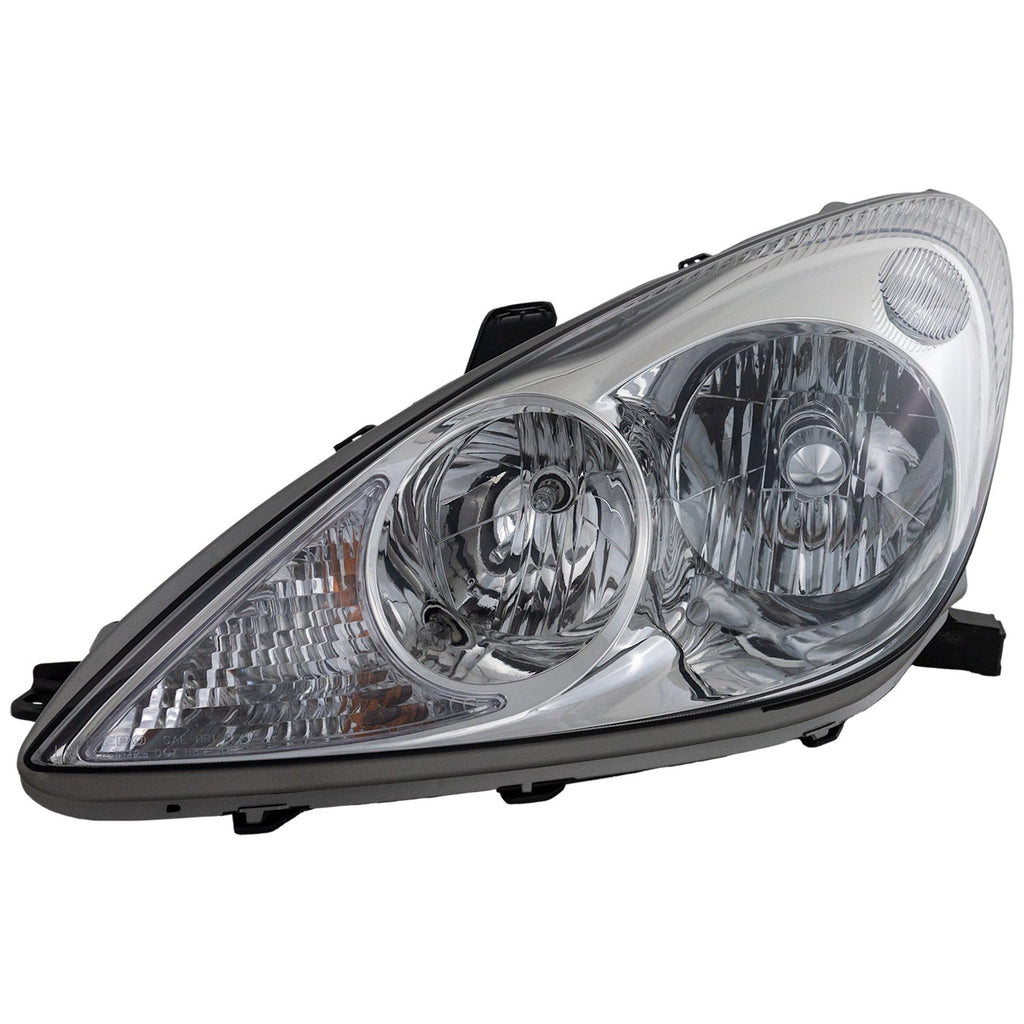 Halogen Headlight for Lexus ES300, ES330 (2002–2004) Driver Side with Bulb