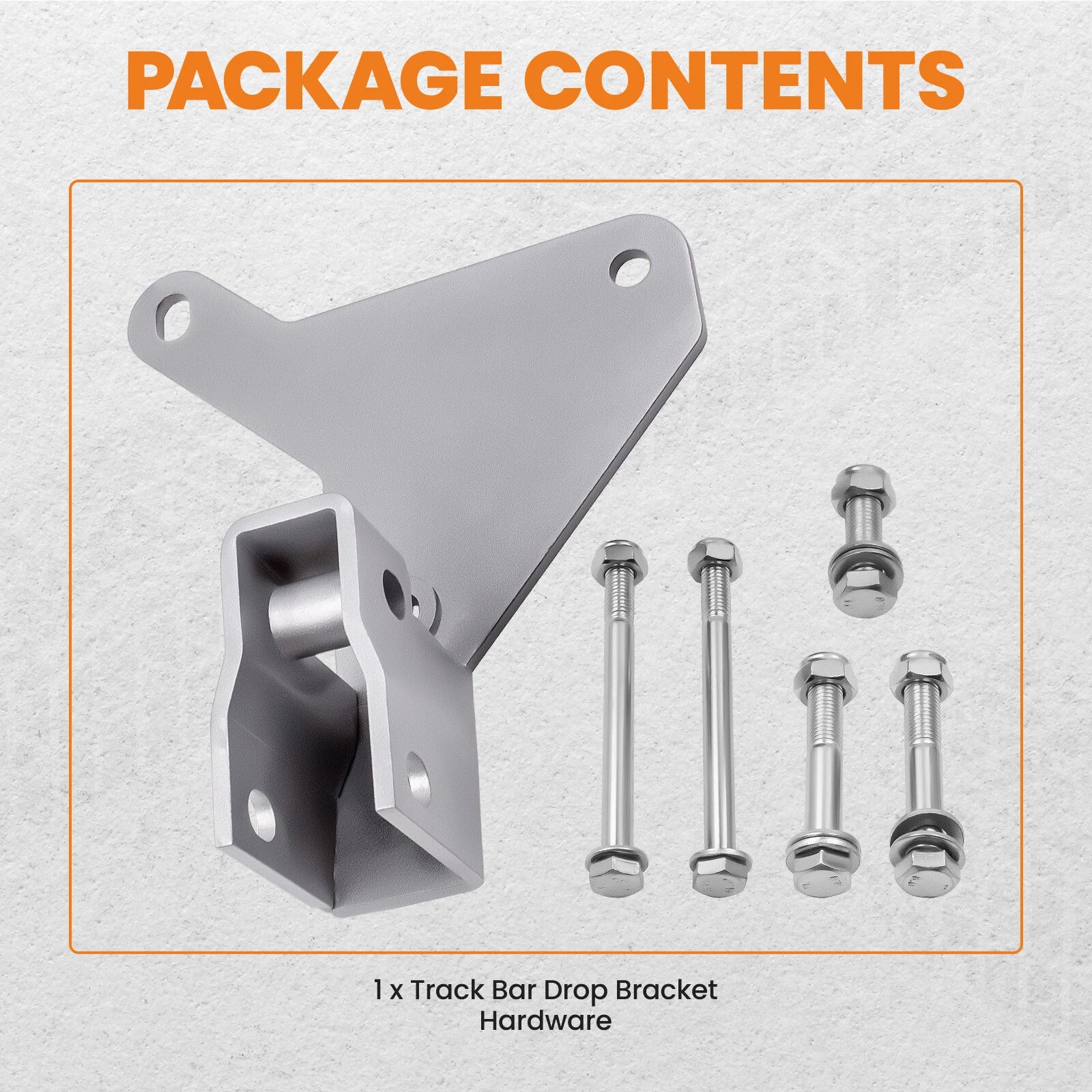 Front Track Bar Drop Bracket for Jeep Grand Cherokee WJ (1999–2004) 2-4" Lift