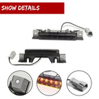 Set of 5 Smoked Lens Amber LED Cab Roof Marker Lights for Volvo VN/VNL (2003–Present)