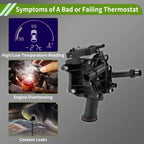 Engine Coolant Thermostat Housing Assembly for BMW 540i xDrive (2017–2020)