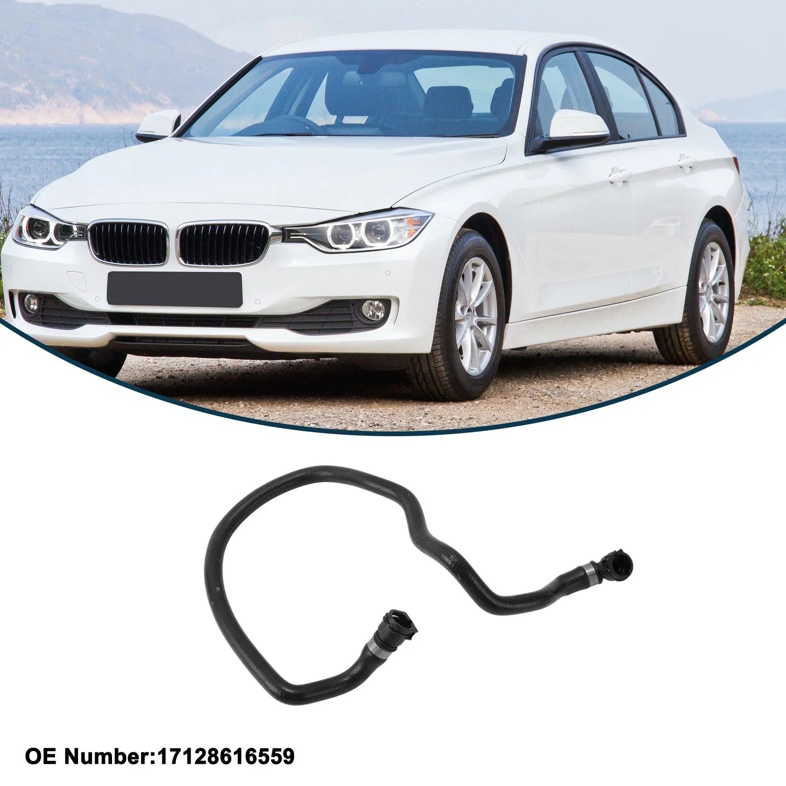 Radiator Hose for BMW 3 Series Rubber Coolant Pipe (2017)