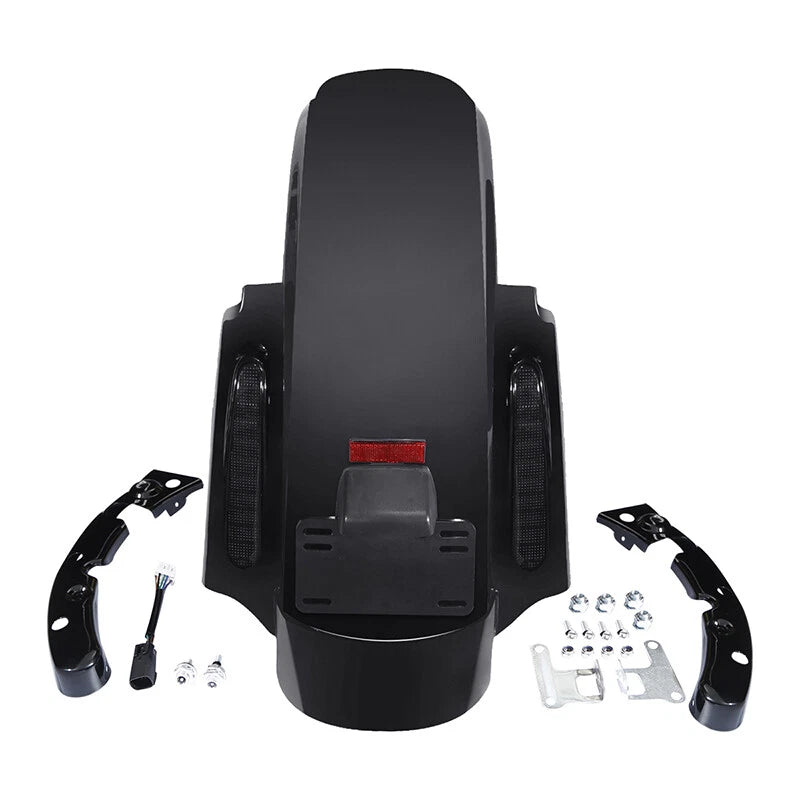 6x9" Speaker Lid & Rear Fender Saddlebags for Harley Touring Road King (2009–2013)
