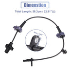 ABS Wheel Speed Sensor Rear Left No. 57475SMGE01 for Honda Civic (2005–2012)