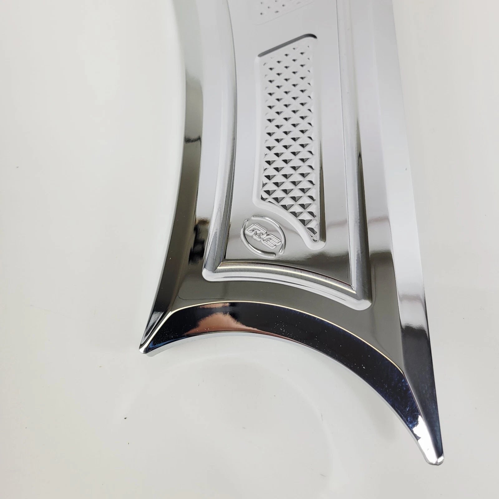 Left Side Chrome Velocity Series Driver Floorboard for Harley