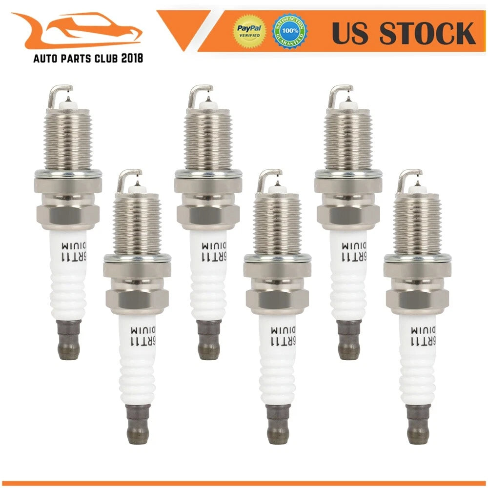 Set of 6 Iridium Spark Plugs for Toyota Highlander Avalon Lexus RX330 ES300
