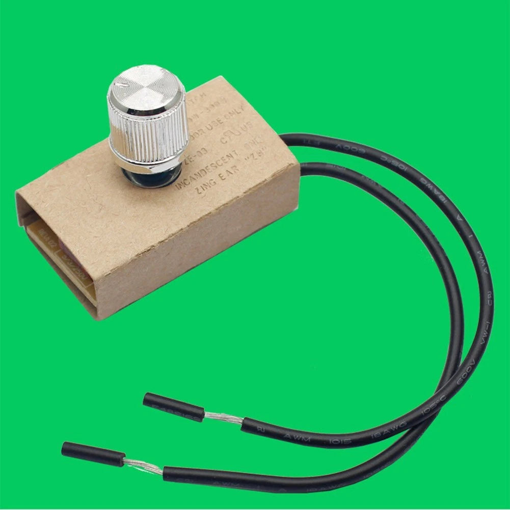 Rotary Dimmer Switch for LED and Incandescent Desk Lamps
