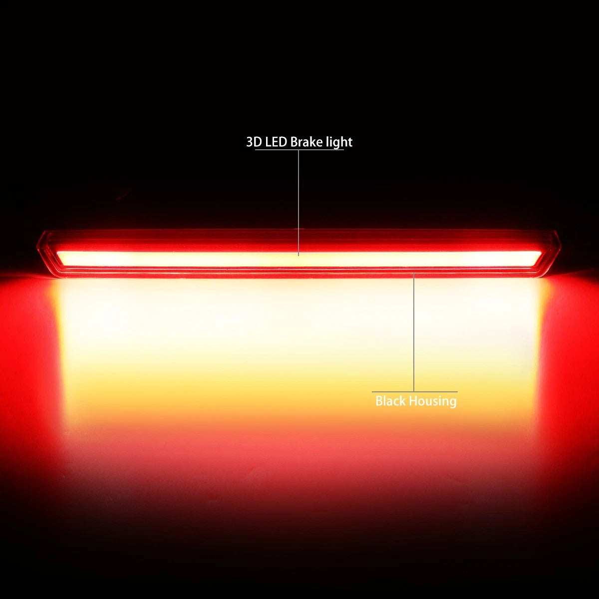 3D LED Tail Brake Light Lamp for Chevy Suburban Tahoe (2015–2020)