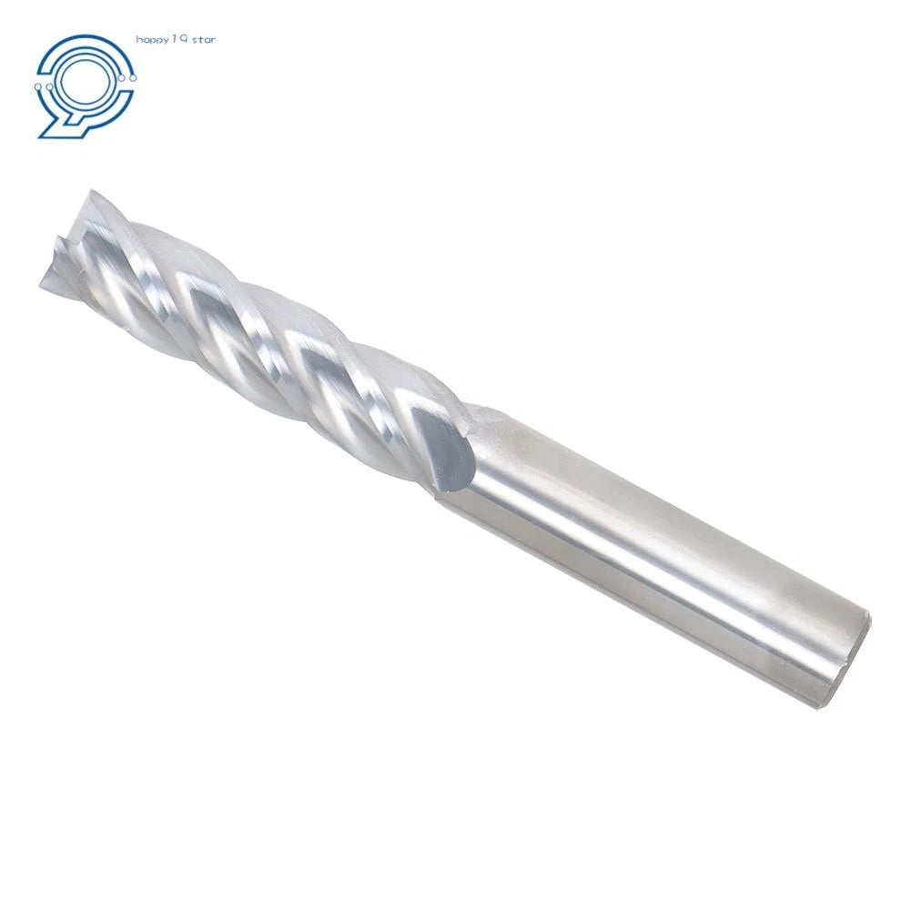 1/2" 4 Flute Carbide End Mill for US (Length of Cut 2", Overall Length 4")