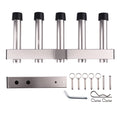 Fishing Pole Rack 5 Pole Fishing Rod Holder for 2" Hitch Receiver Hitch Mount