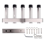 Fishing Pole Rack 5 Pole Fishing Rod Holder for 2" Hitch Receiver Hitch Mount