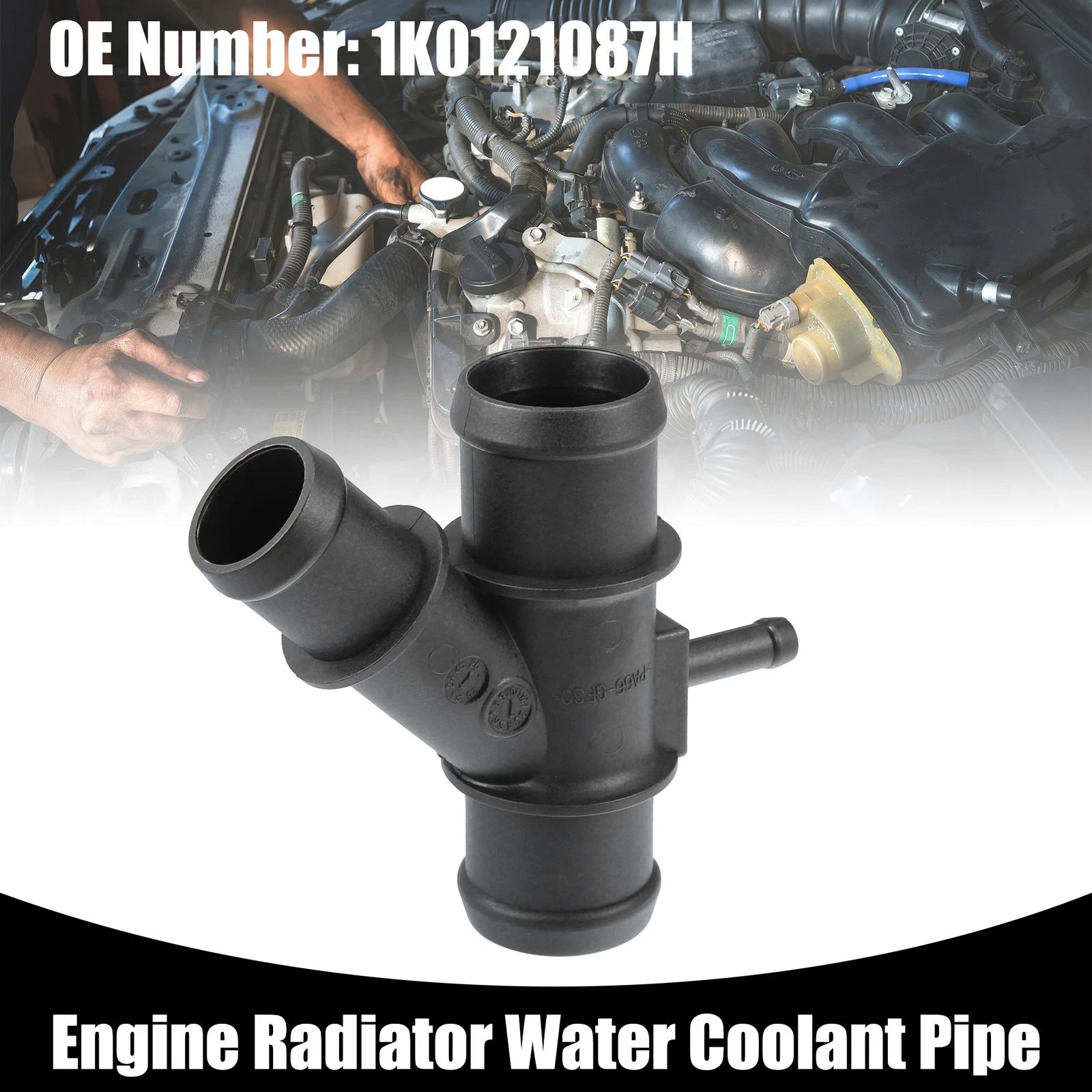 Coolant Hose Connector No. 1K0121087H for Volkswagen Eos (2006–2015)
