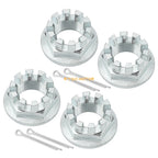 Set of 4 Rear Axle Nuts W/Pin for Honda TRX350 Rancher 350 (2000–2006)