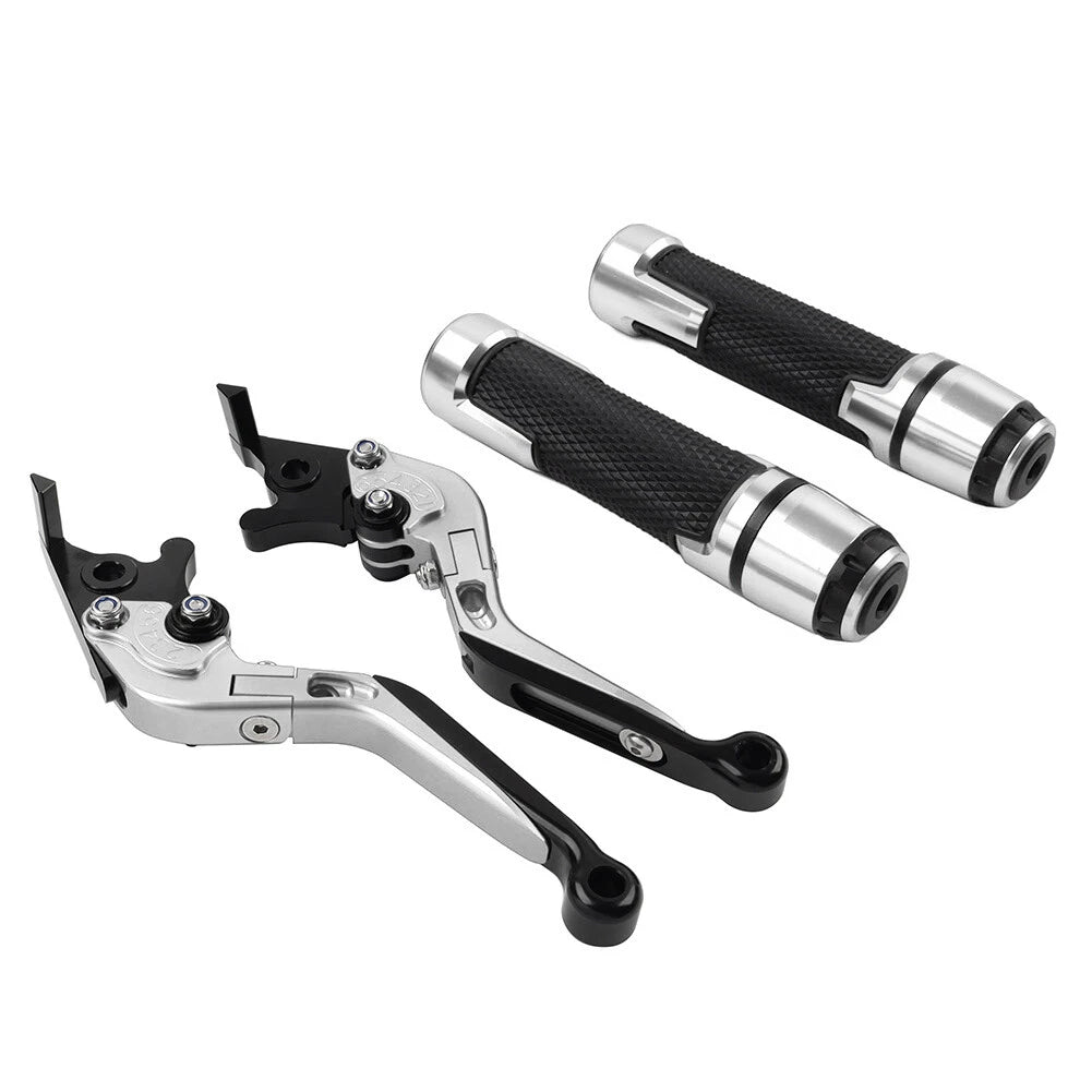 Silver Extendable Brake Clutch Levers Set for BMW S1000R S1000RR (2014–2023)