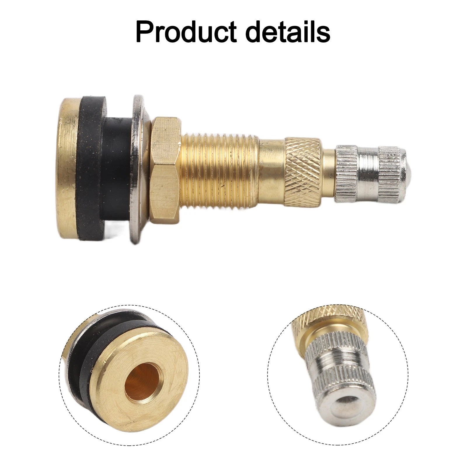 Heavy Duty Tubeless Tire Valve for Agricultural and Truck Use