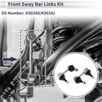 Front Stabilizer Bar Links No Bushing for Acura CL (2001–2003) No.K90340/K90341