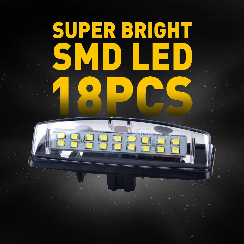 Rear License Plate for Toyota Camry, Sienna, Prius, Echo (2001-2011)