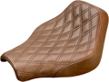 Saddlemen Renegade Solo Seat for FX (2018–2023) - Lattice Stitched - Brown