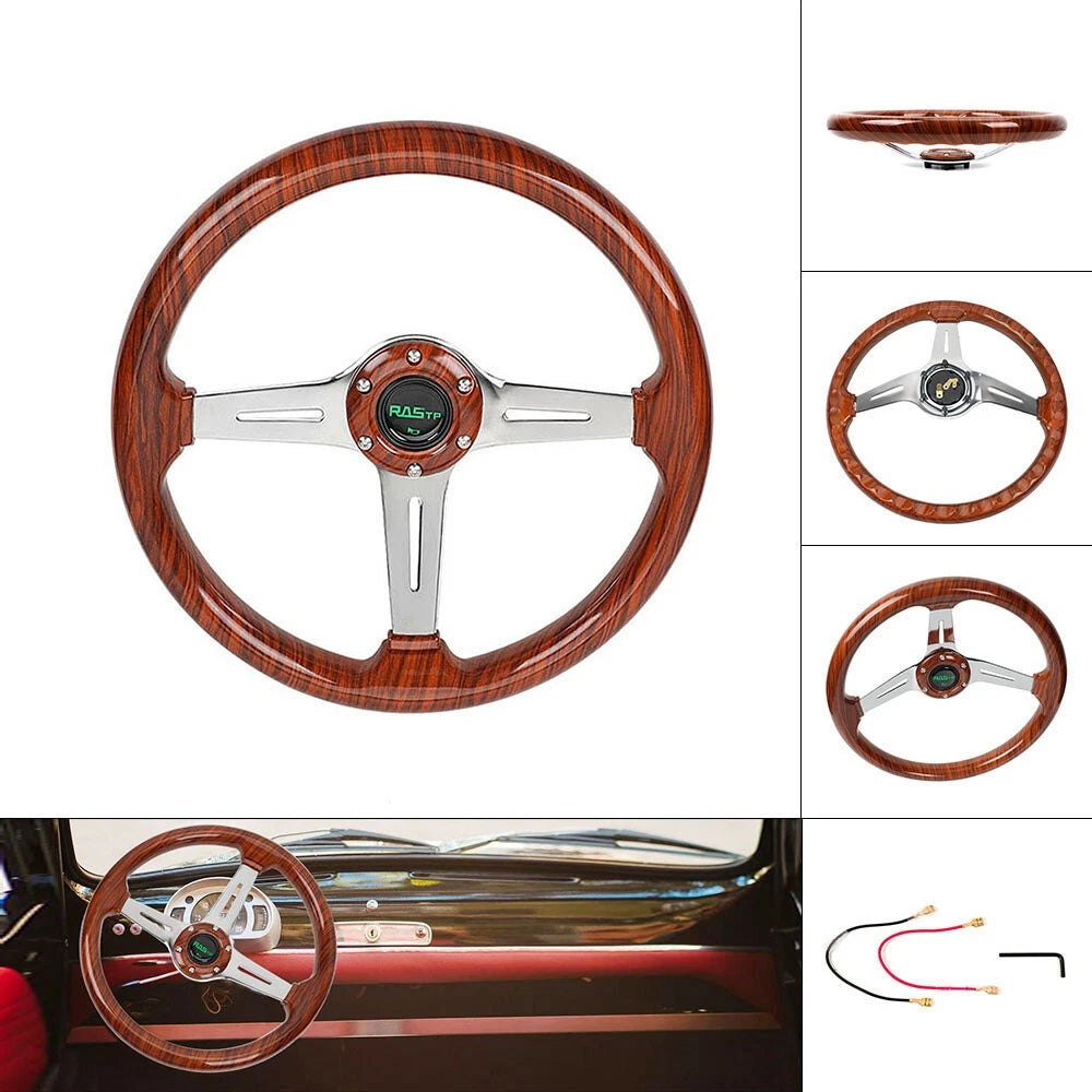 Steering Wheel with Short Hub Adapter for Honda Civic (1996–2000)