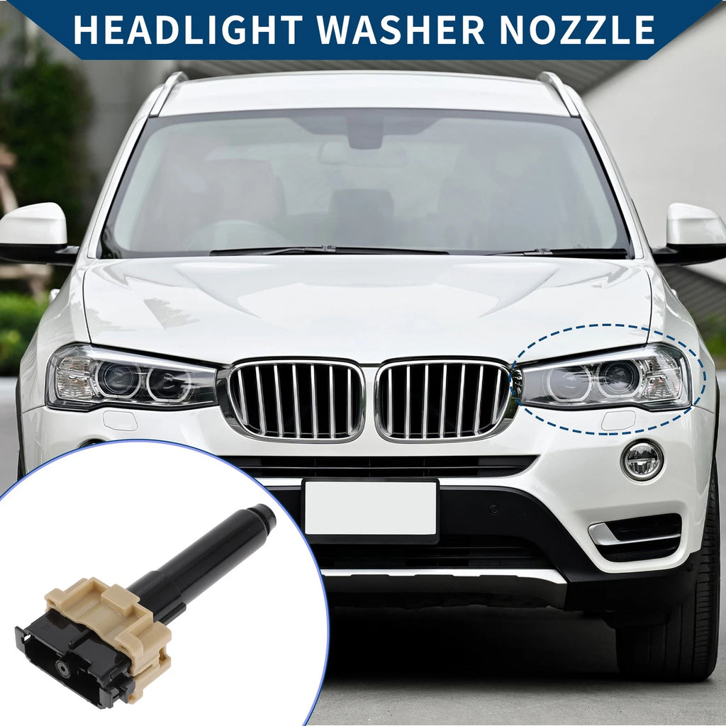 Front Driver Side Headlight Washer Nozzle for Toyota Land Cruiser (2008–2021) No.852080G040