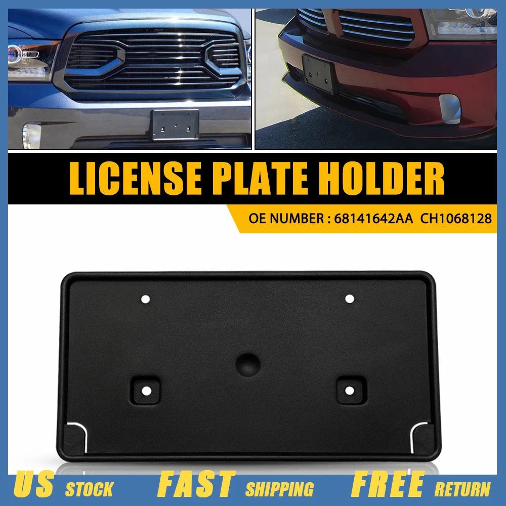 License Plate Bracket Front for Dodge Ram 1500 (2013–2022)