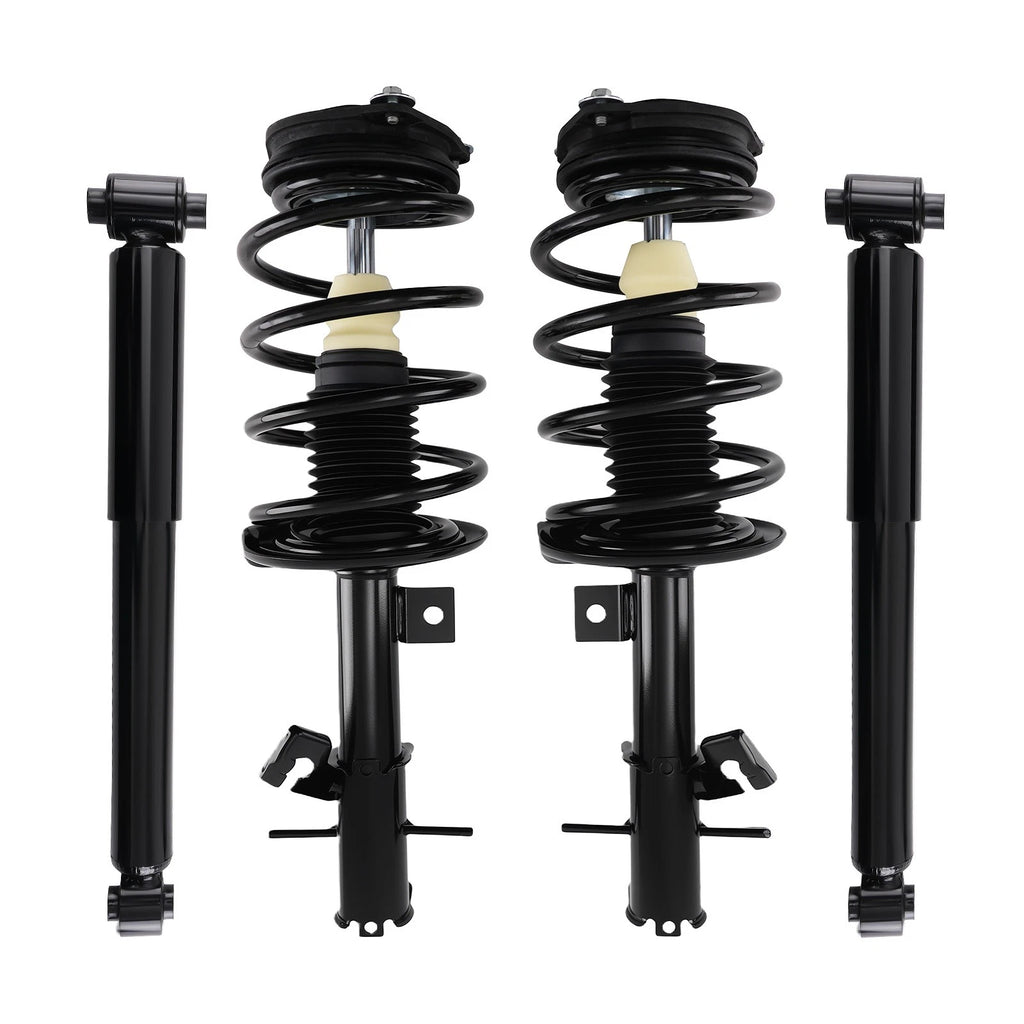 Front Rear Struts w/Coil Springs Assembly for Nissan Sentra 2.0L (2007–2012)
