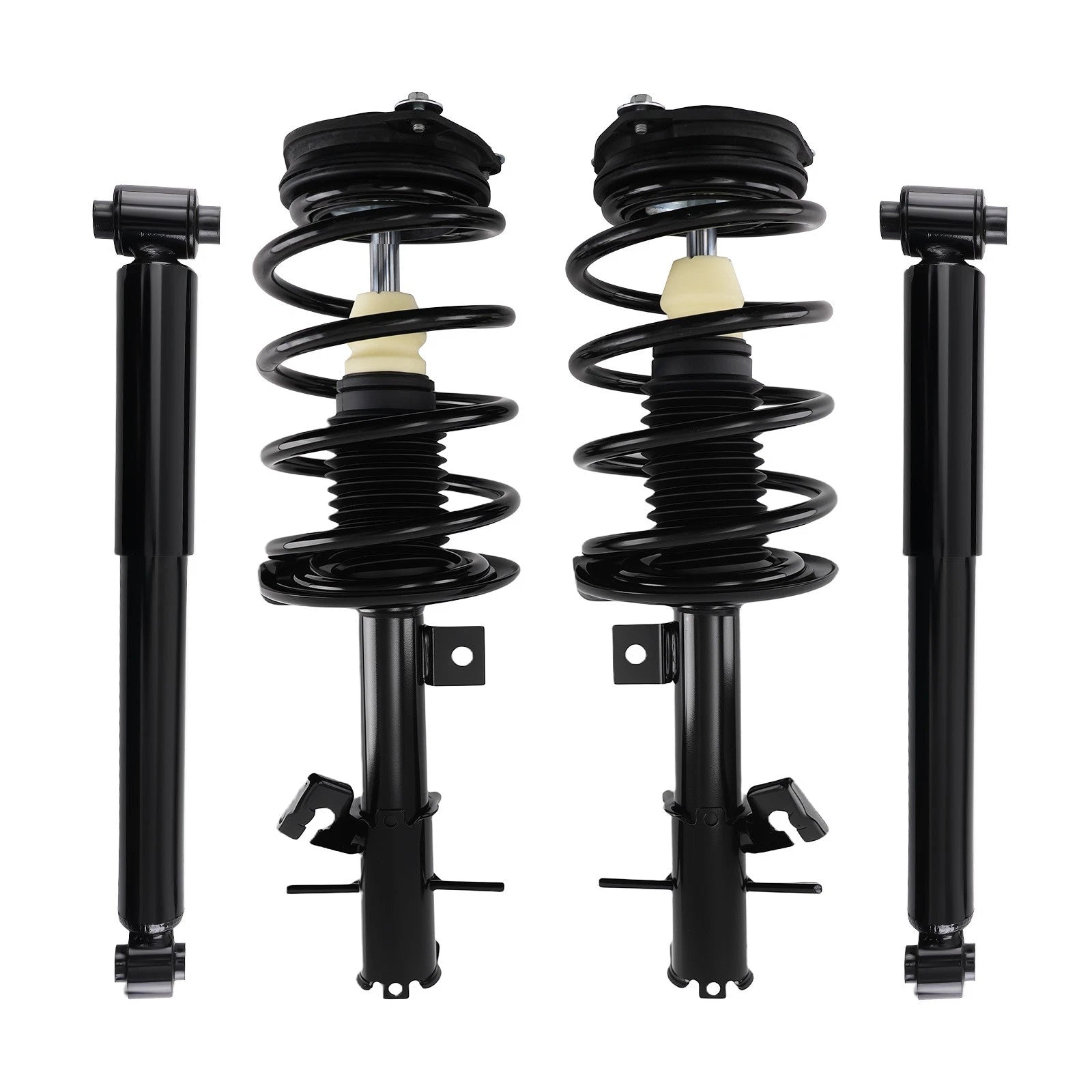 Front Rear Struts w/Coil Springs Assembly for Nissan Sentra 2.0L (2007–2012)
