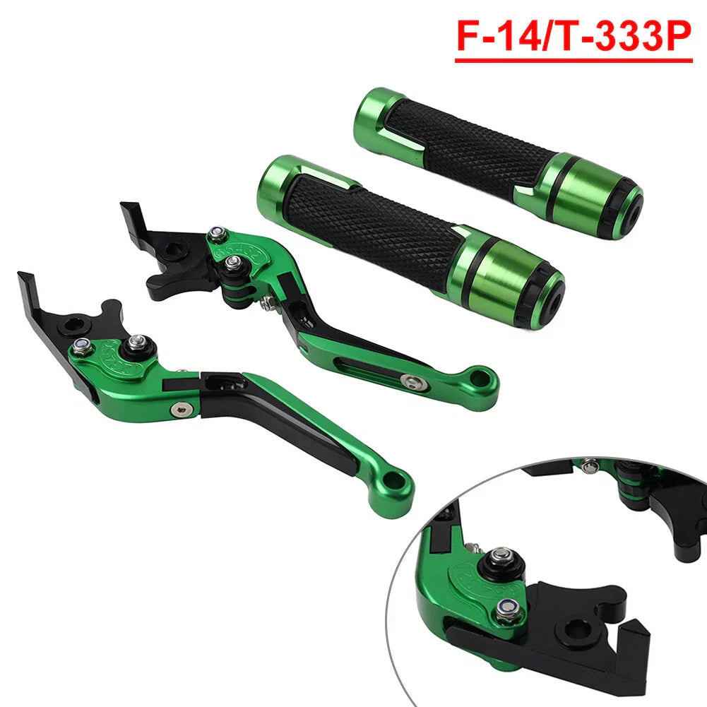 Extendable Brake Clutch Lever Handlebar Grip Set for Thruxton/Street Cup